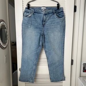 Abercrombie & Fitch Light Wash Straight-Leg Jeans